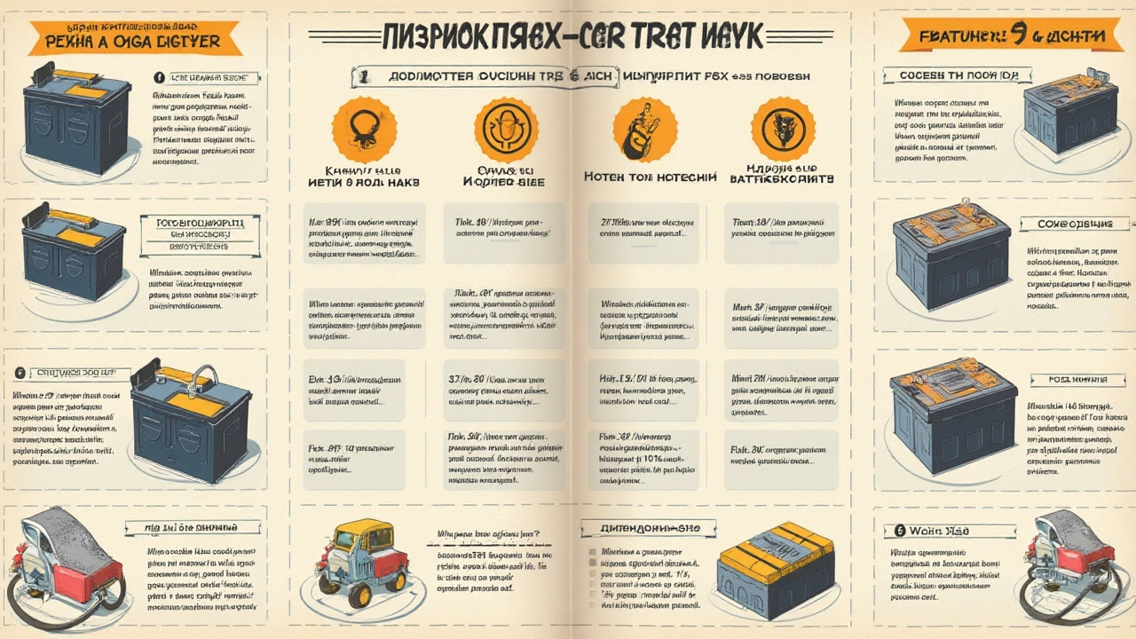 Типы автомобильных аккумуляторов