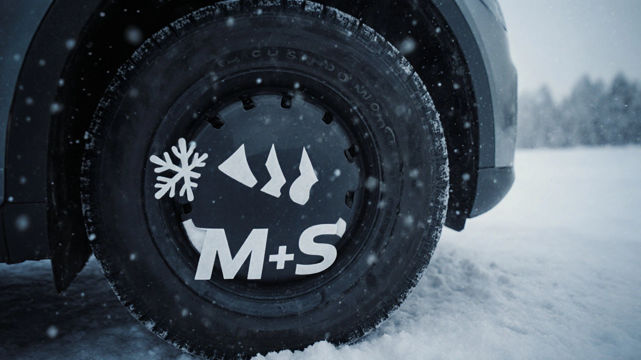 Что означают маркировки M + S и снежинка на шинах?