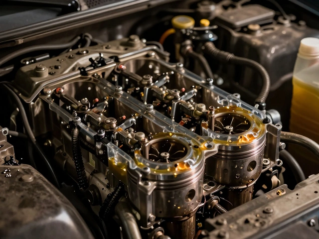 Как ведет себя двигатель на старом масле?