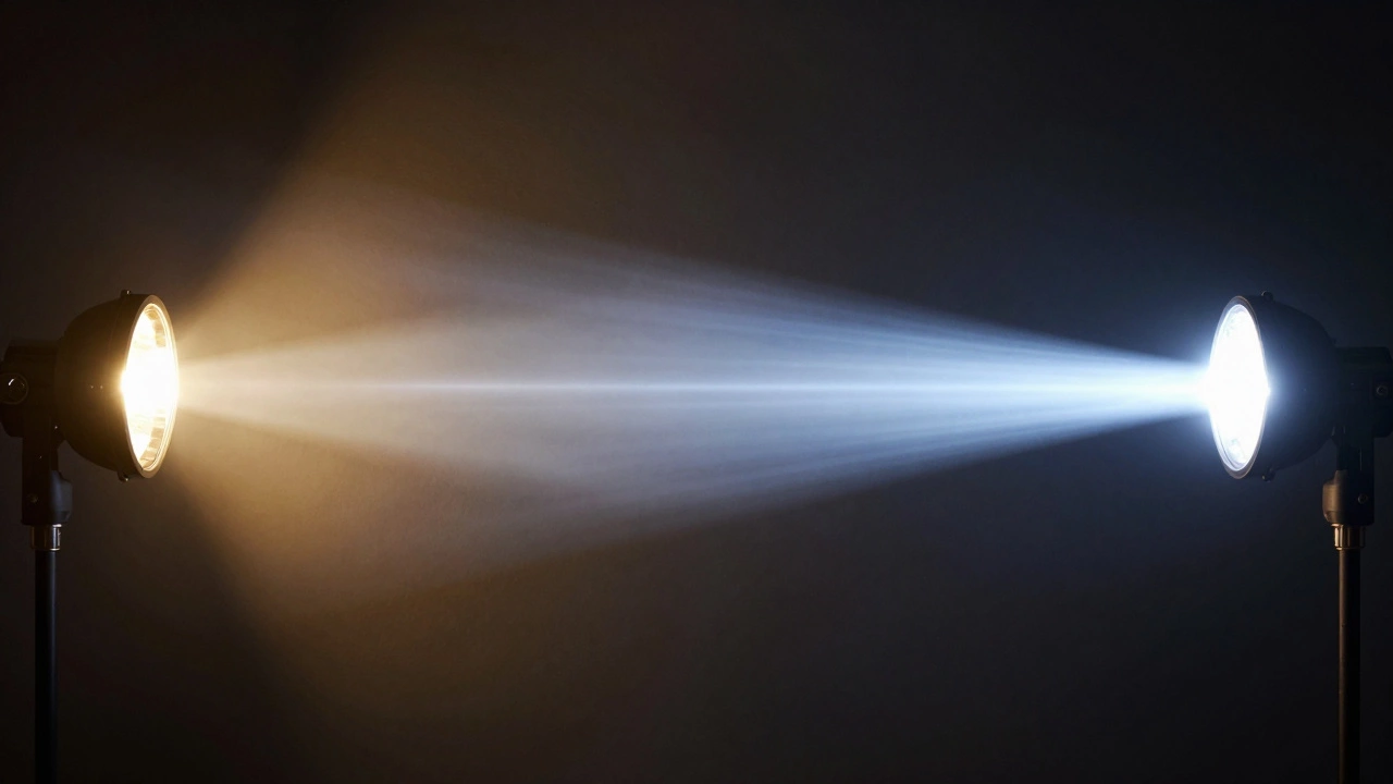 Сравнение световых лучей галогенных, ксеноновых и светодиодных ламп